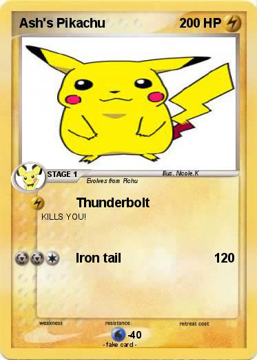 Pokemon Ash's Pikachu