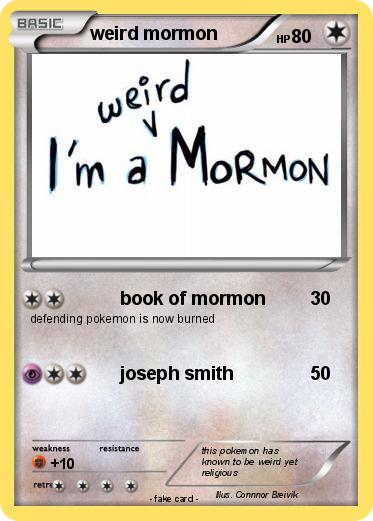 Pokemon weird mormon