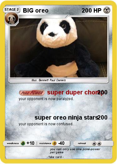 Pokemon BIG oreo