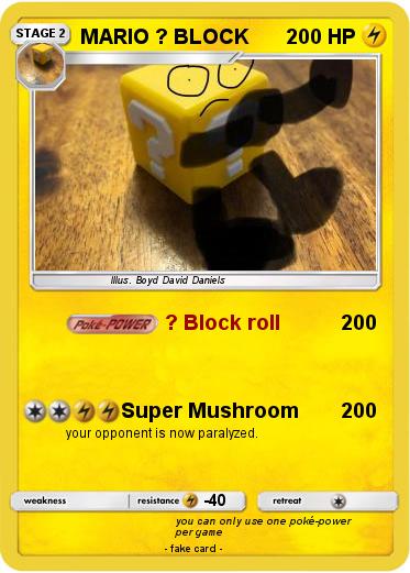 Pokemon MARIO ? BLOCK