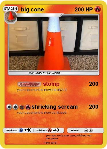 Pokemon big cone
