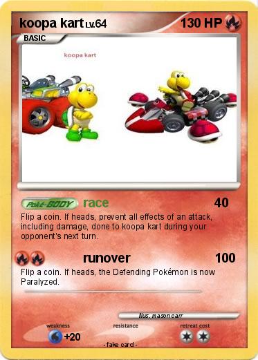 Pokemon koopa kart