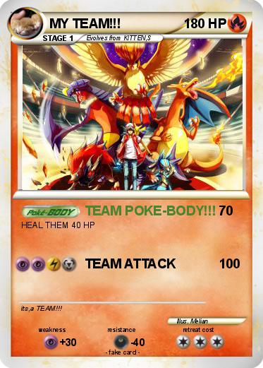 Pokemon MY TEAM!!!