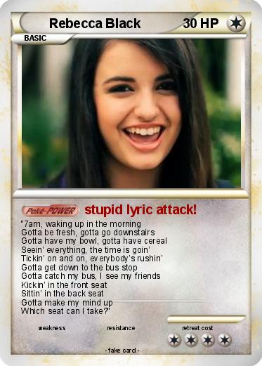 Pokemon Rebecca Black