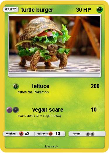 Pokemon turtle burger