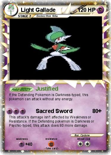 Pokemon Light Gallade