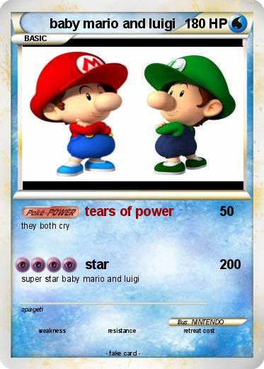 Pokemon baby mario and luigi