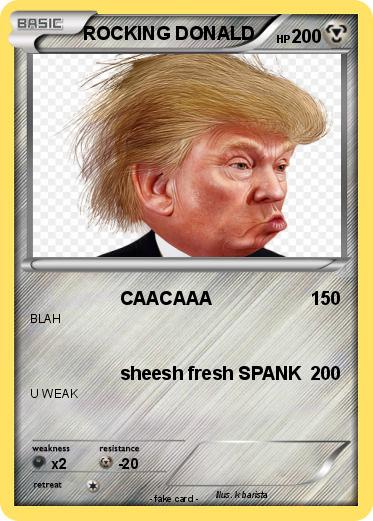 Pokemon ROCKING DONALD