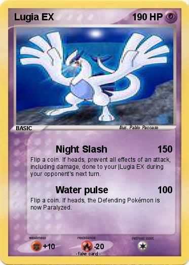 Pokemon Lugia EX