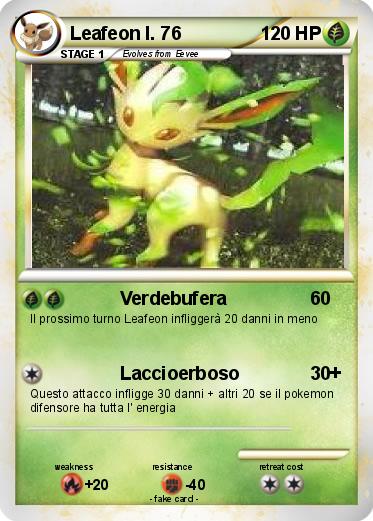 Pokemon Leafeon l. 76