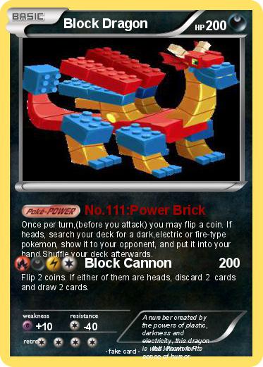 Pokemon Block Dragon