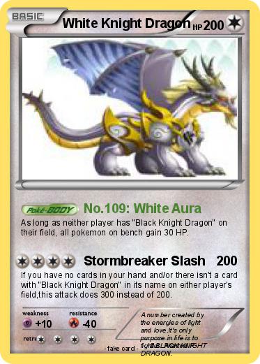 Pokemon White Knight Dragon