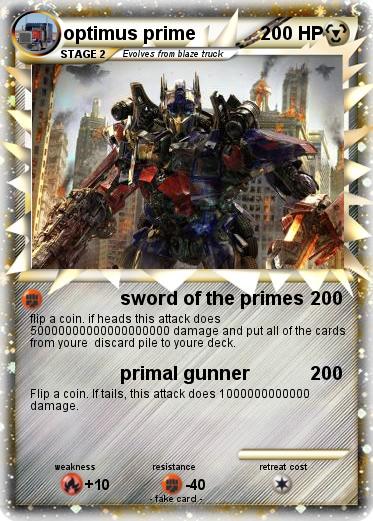 Pokemon optimus prime