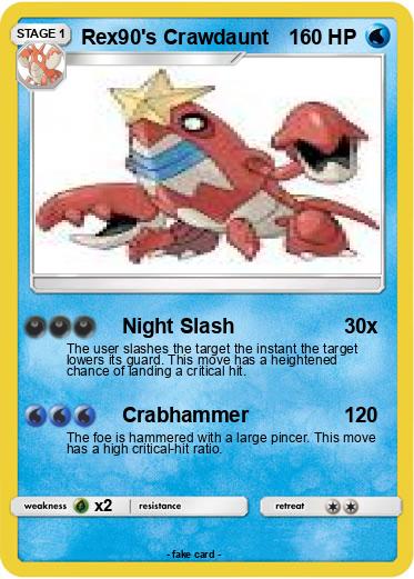 Pokemon Rex90's Crawdaunt Pokemon Rex90's Crawdaunt