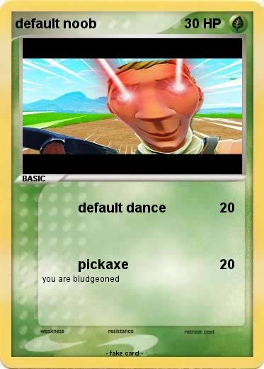 Pokemon default noob
