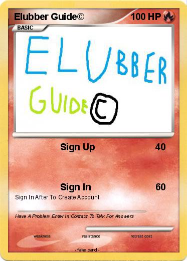 Pokemon Elubber Guide©