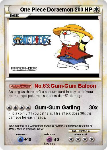 Pokemon One Piece Doraemon