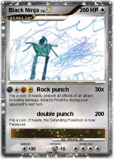 Pokemon Black Ninja