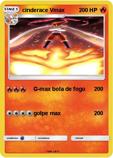 Pokemon cinderace Vmax