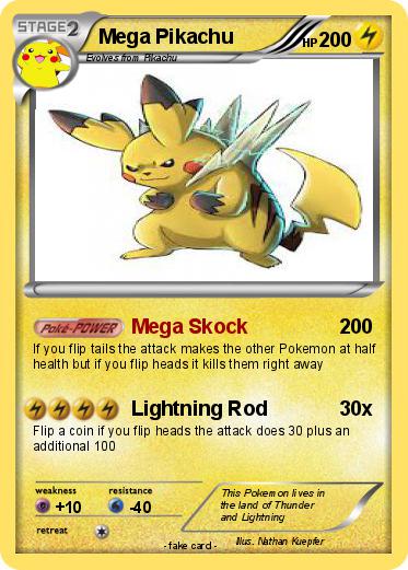 Pokemon Mega Pikachu