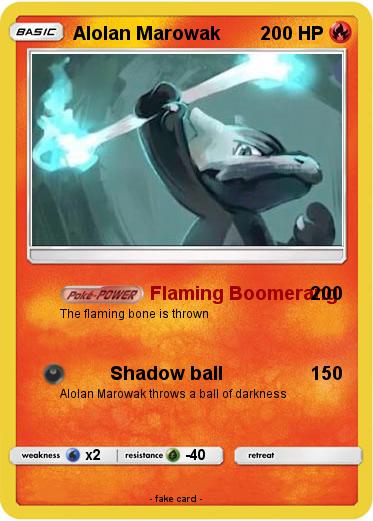 Pokemon Alolan Marowak