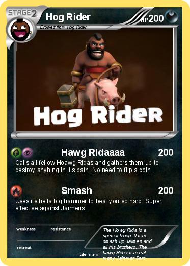 Pokemon Hog Rider