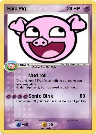 Pokemon Epic Pig