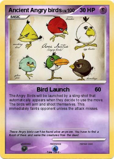 Pokemon Ancient Angry birds