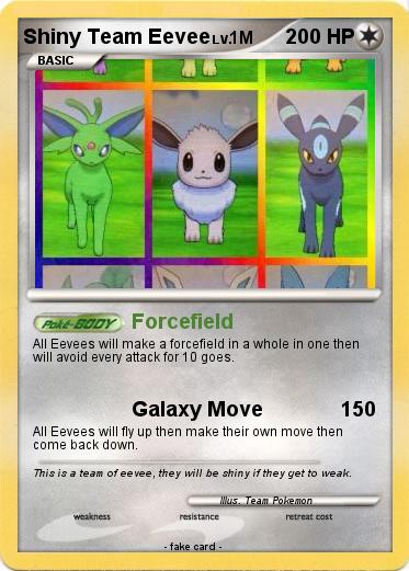 Pokemon Shiny Team Eevee