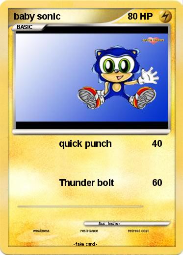 Pokemon baby sonic