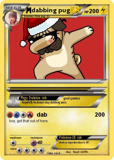 Pokemon dabbing pug