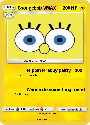 Pokemon Spongebob VMAX