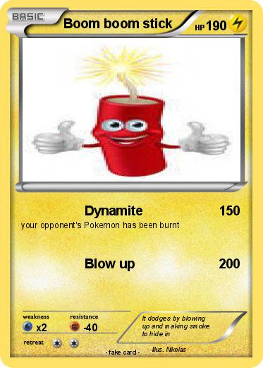 Pokemon Boom boom stick