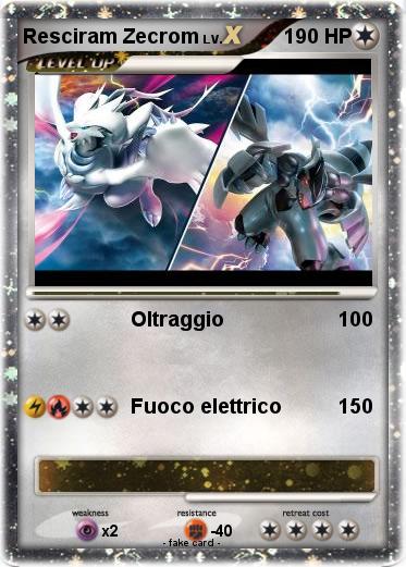 Pokemon Resciram Zecrom