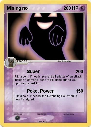 Pokemon Mising no