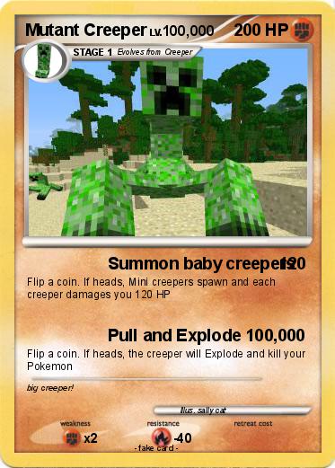 Pokemon Mutant Creeper Pokemon Mutant Creeper