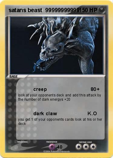 Pokemon satans beast  99999999999