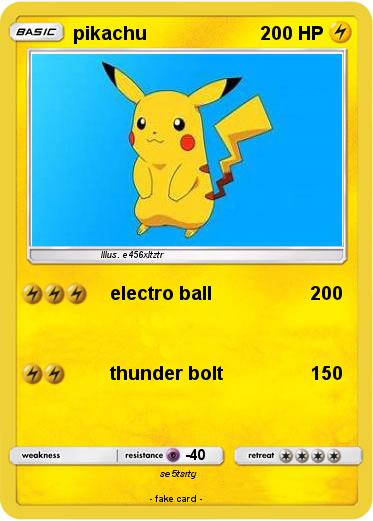 Pokemon pikachu