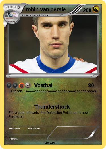 Pokemon robin van persie
