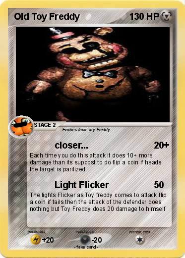 Pokemon Old Toy Freddy