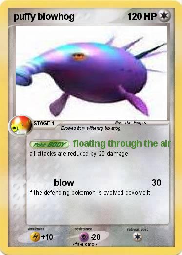 Pokemon puffy blowhog