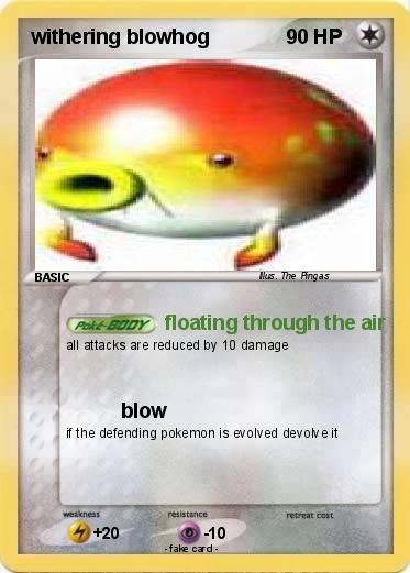 Pokemon withering blowhog