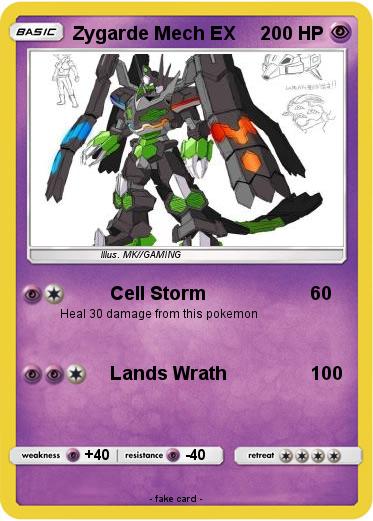 Pokemon Zygarde Mech EX