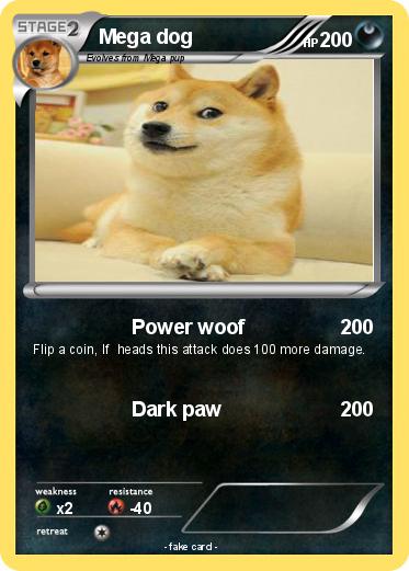Pokemon Mega dog