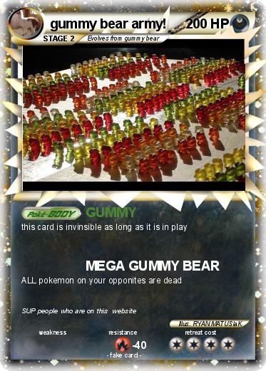 Pokemon gummy bear army!