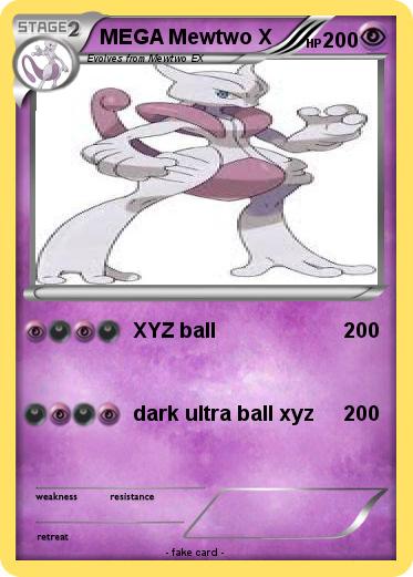 Pokemon MEGA Mewtwo X