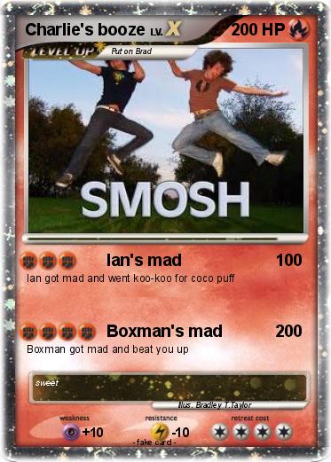 Pokemon Charlie's booze