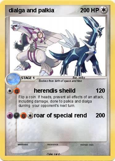 Pokemon dialga and palkia