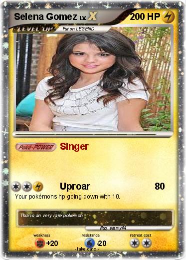 Pokemon Selena Gomez