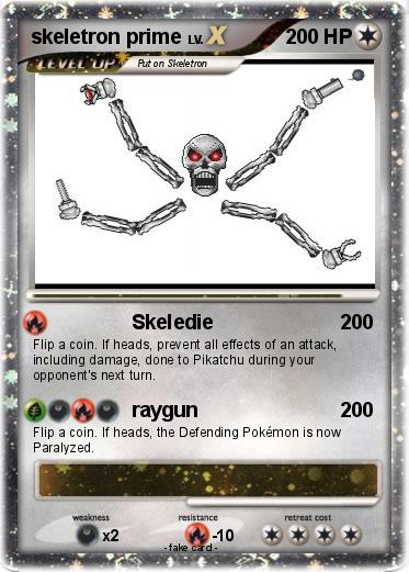 Pokemon skeletron prime